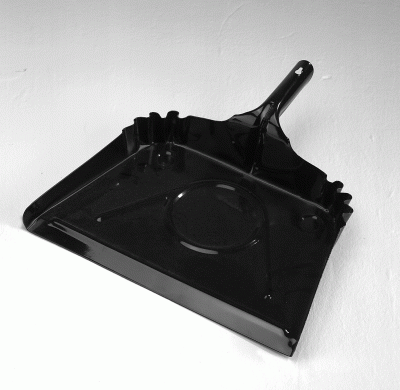 Image for Extra wide Metal Hand-held dustpan.